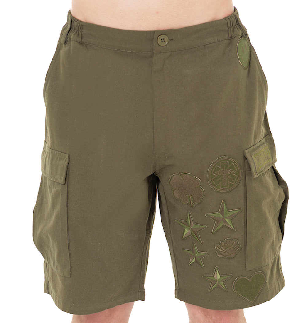 Patches Cargo Shorts